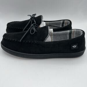 Dockers Men's Slippers Black Size 9-10 Excellent Condition House Shoes